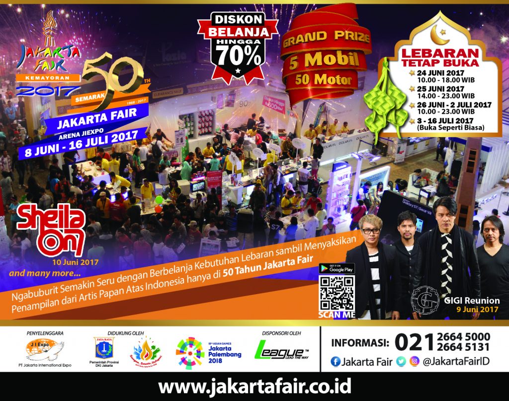 Weekend Seru: Nonton Konser Musik Multi Genre di Jakarta Fair Kemayoran
