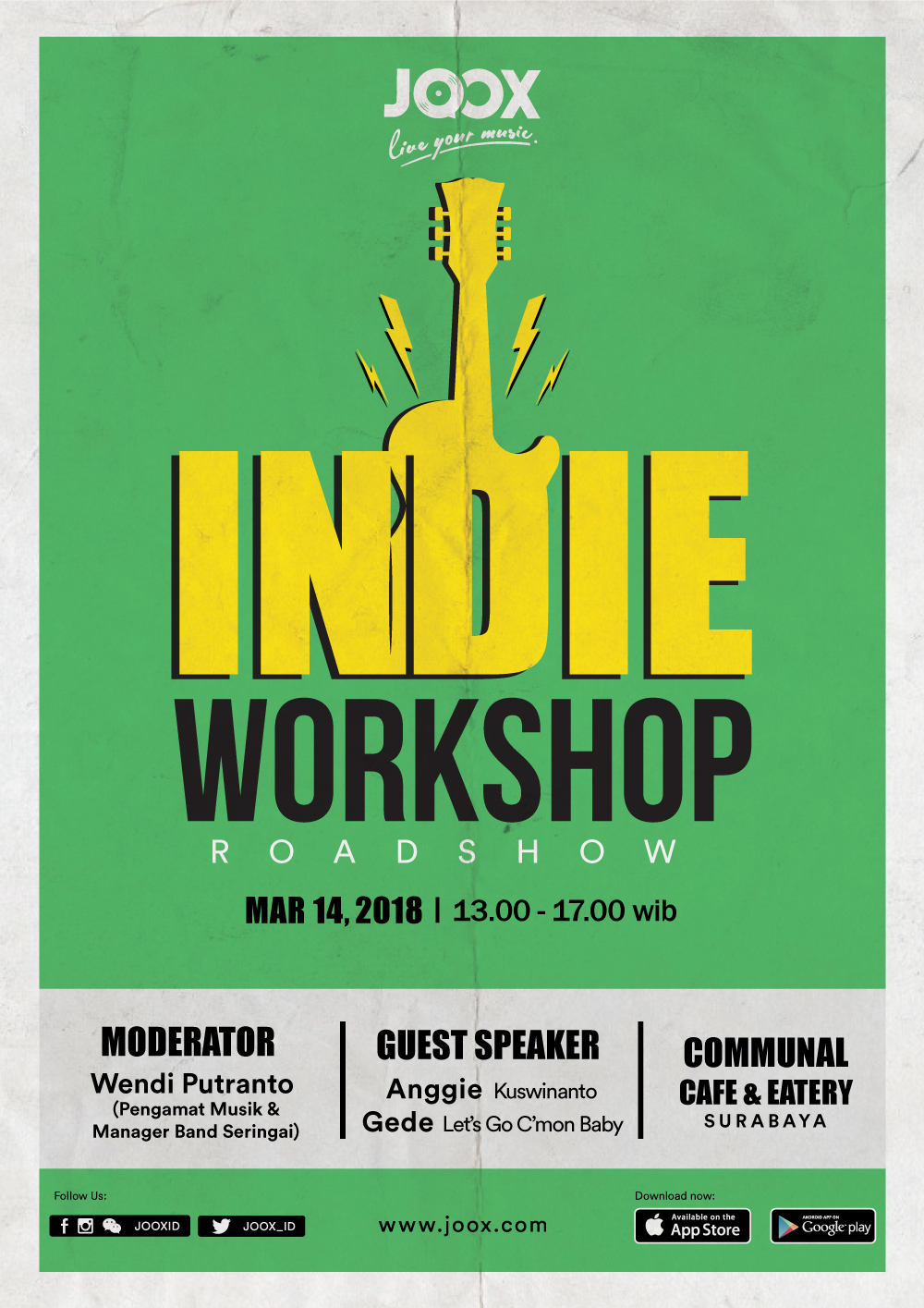 JOOX Indie Workshop Roadshow, Perluas Jaringan dan Pengetahuan Musisi Indie
