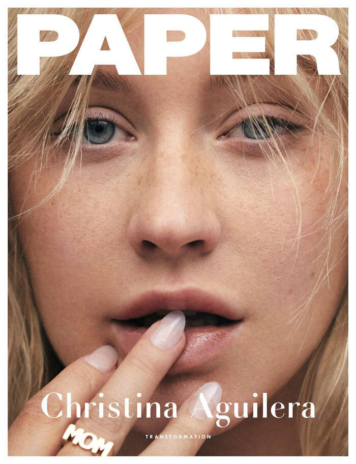 Tampil Tanpa Makeup untuk Cover Majalah, Christina Aguilera Bikin Pangling!