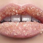 Sugary lips macro