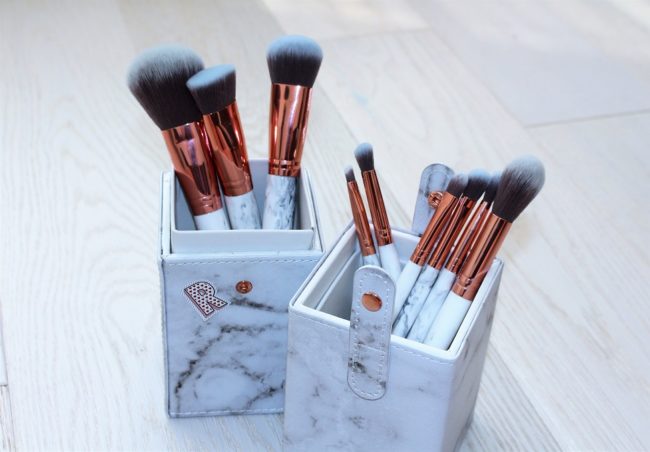 Rose Gold Marble Brush Set Terbaru dari BH Cosmetics