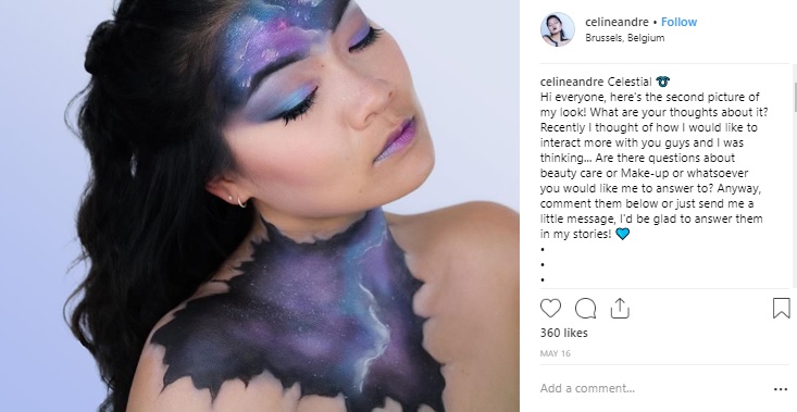 Tren Celestial Makeup untuk Inspirasi Makeup Halloween
