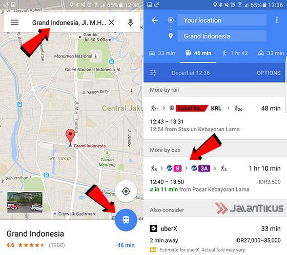 Akses Informasi MRT Kini Ada di “Transit” Google Maps