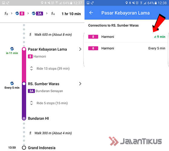 Akses Informasi MRT Kini Ada di “Transit” Google Maps