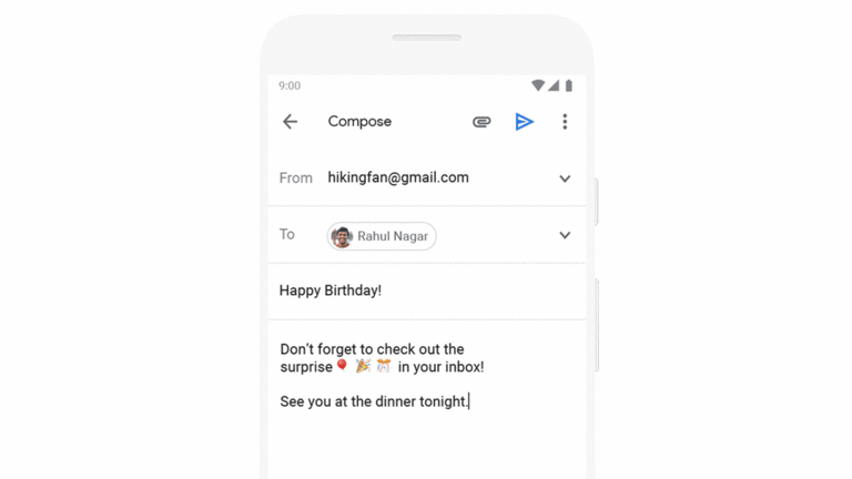 Hadiah Ulang Tahun dari Gmail