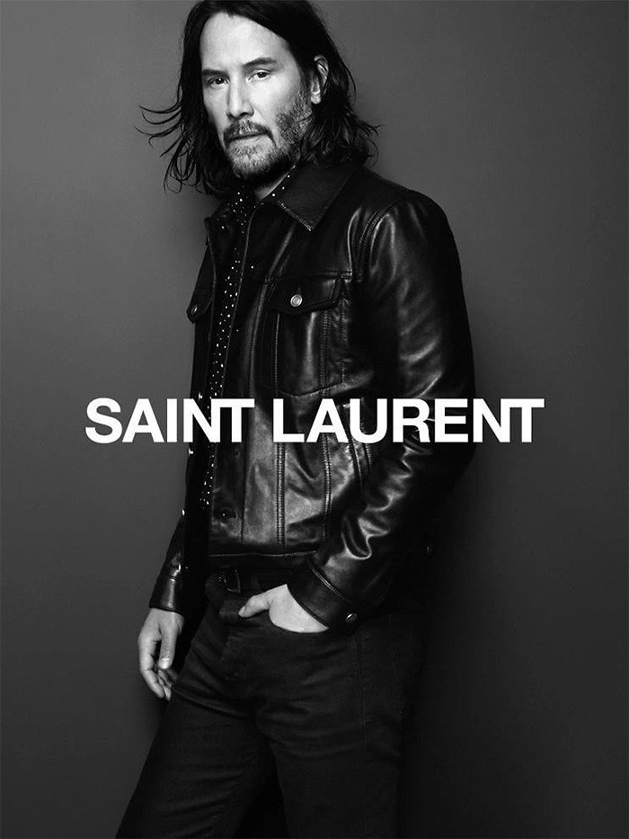 Jadi Model Saint Laurent Men, Keanu Reeves Dapat Dukungan dan Cinta Netizen
