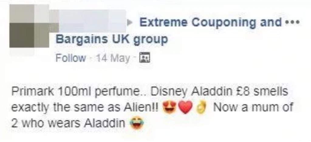 Parfum Aladdin dari Primark Ternyata Memiliki Wangi yang Sama dengan Parfum Mahal Ini