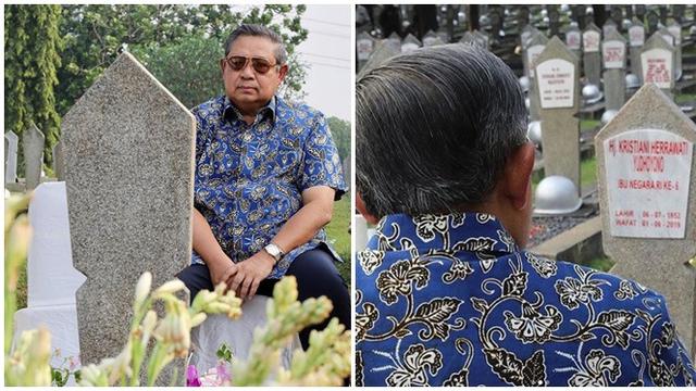 Ulang Tahun SBY Ke-70 Bertepatan 100 Hari Wafatnya Ani Yudhoyono, Begini Doa Dari Anak-Mantu