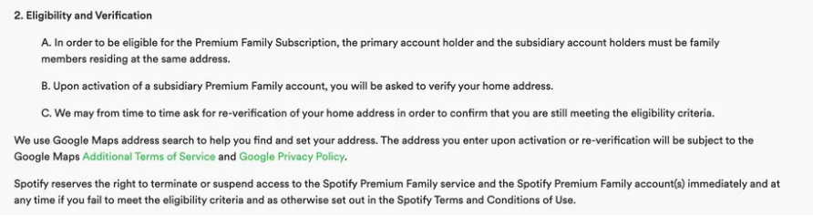 Peraturan Baru Family Plan Spotify: Meminta Akses Lokasi Saat Digunakan