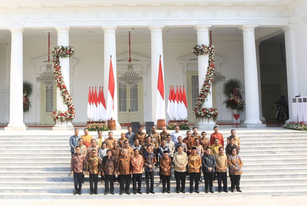 Daftar Menteri Kabinet Indonesia Maju Jokowi-Ma’ruf Amin Periode 2019-2024