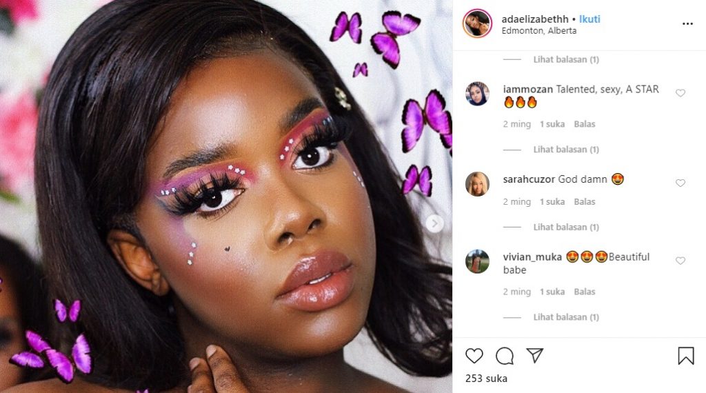 Airbrushed Sayap Kupu-kupu, Kreasi Unik Terbaru dari Instagram Para Makeup Artist