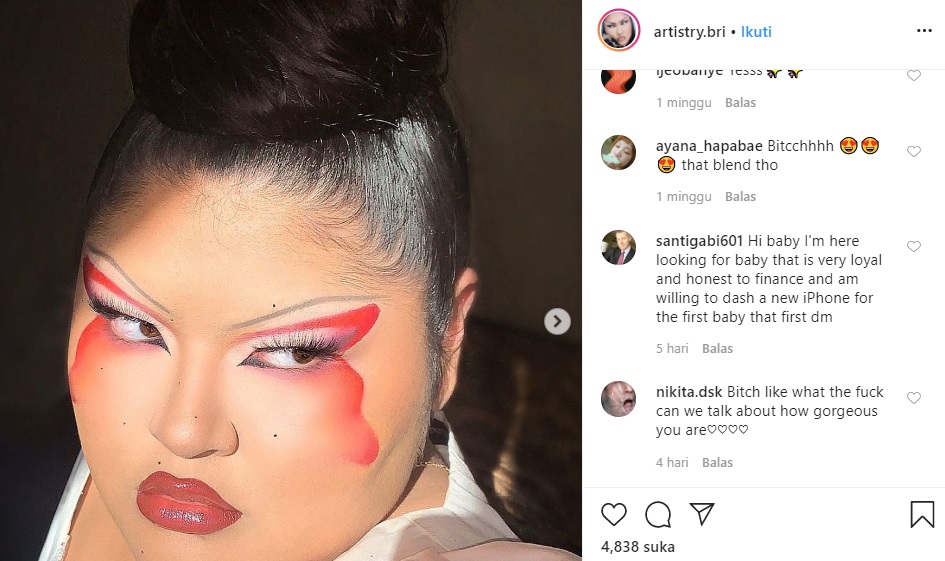 Airbrushed Sayap Kupu-kupu, Kreasi Unik Terbaru dari Instagram Para Makeup Artist