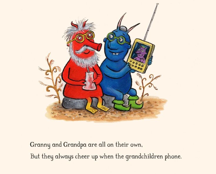 Ilustrasi Social Distancing dari The Gruffalo untuk Anak-anak
