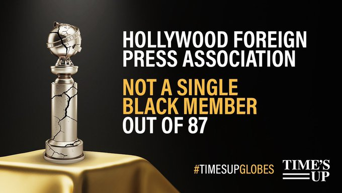 Hashtag #TIMESUPGlobes dan Isu Rasisme Di Golden Globes