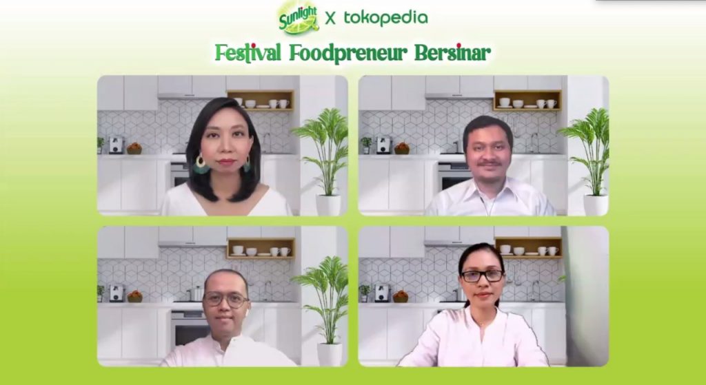 Festival Foodpreneur Bersinar, Kolaborasi Sunlight dan Tokopedia, Dukung Perempuan Indonesia Jadi Pengusaha Kuliner Digital
