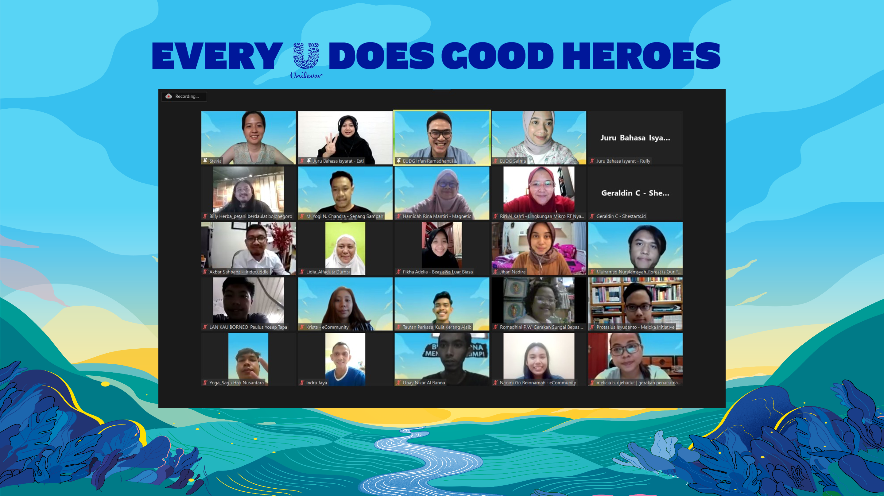 Akhiri Sesi Mentoring Every U Does Good Heroes, Unilever Indonesia Hadirkan Stevia Angesty Sebagai Mentor Penutup