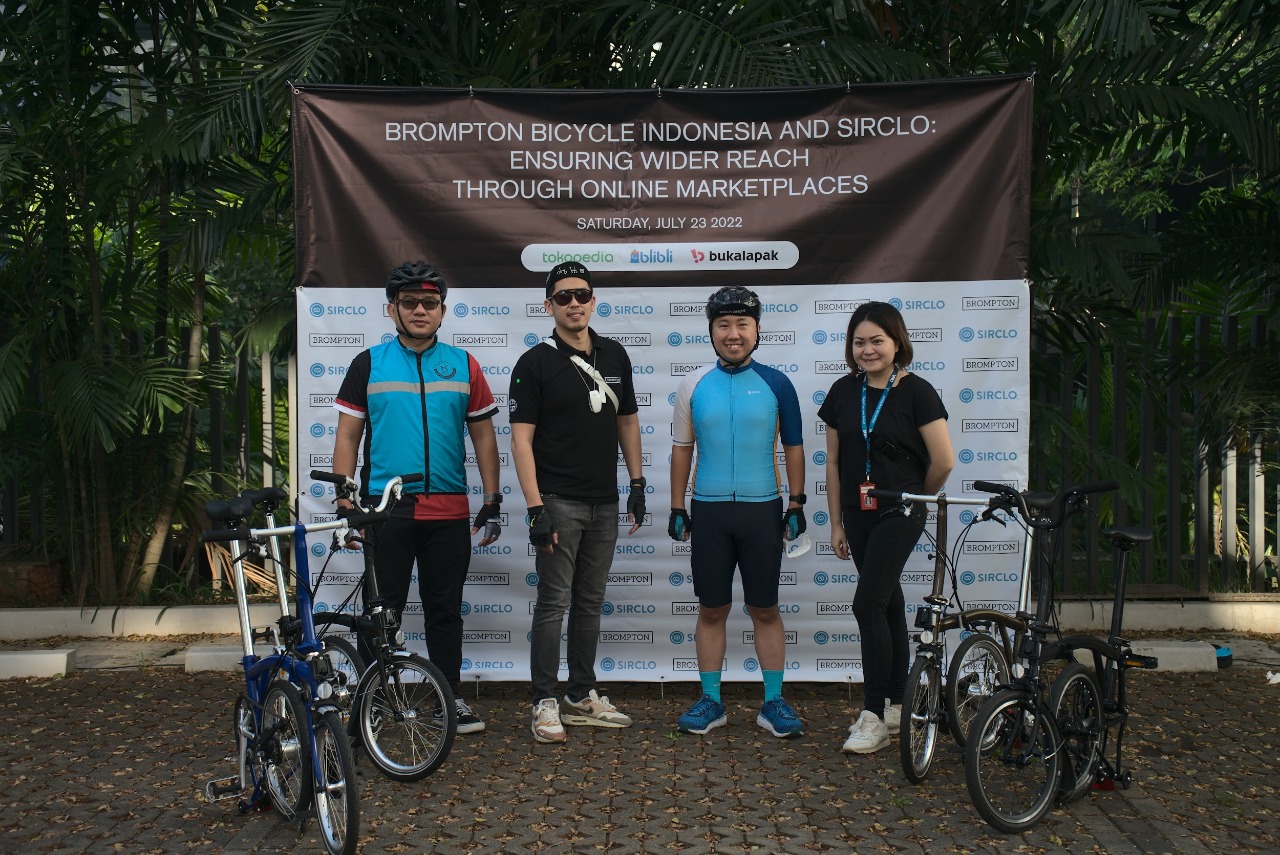 Brompton Indonesia dan SIRCLO Penuhi Kebutuhan dengan Bersepeda
