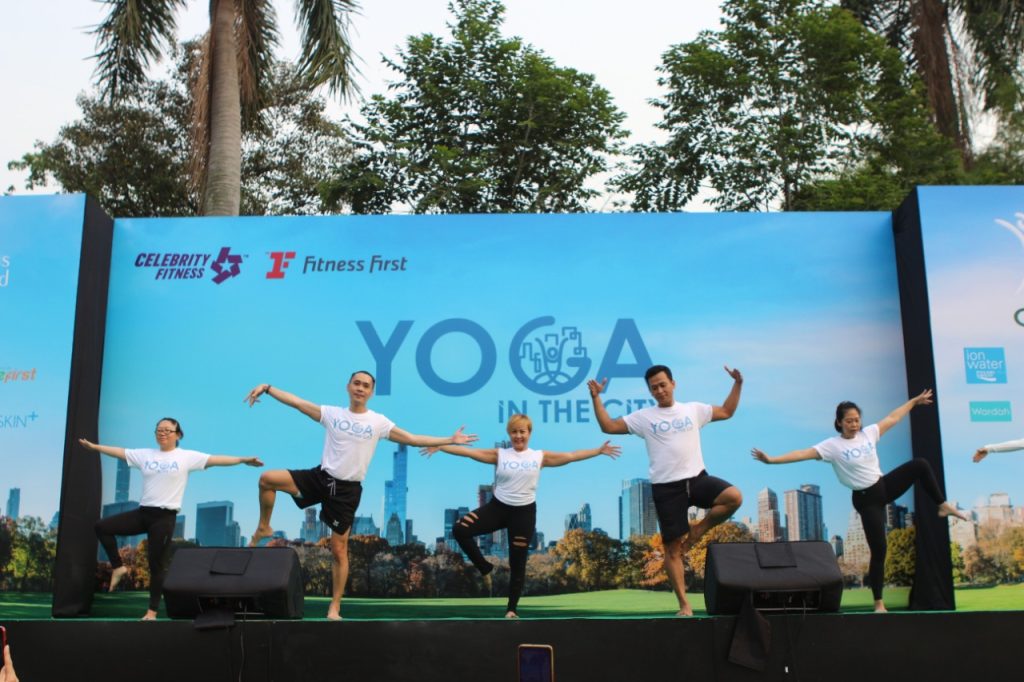 Yoga in the Park jadi Bagian dari Perhelatan World Wellness Weekend
