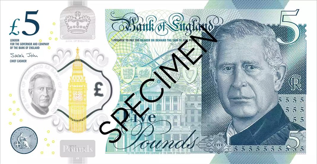 Desain Uang Kertas King Charles III Diungkapkan oleh Bank of England