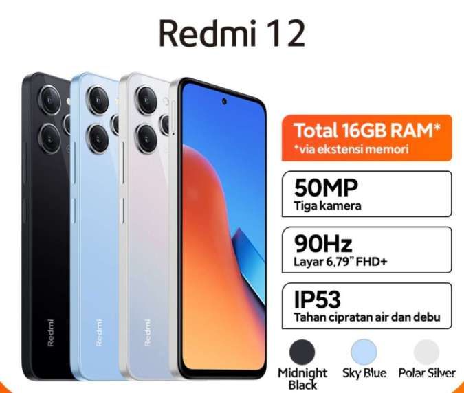 Redmi 12 Desain Premium dan Material yang Unggul