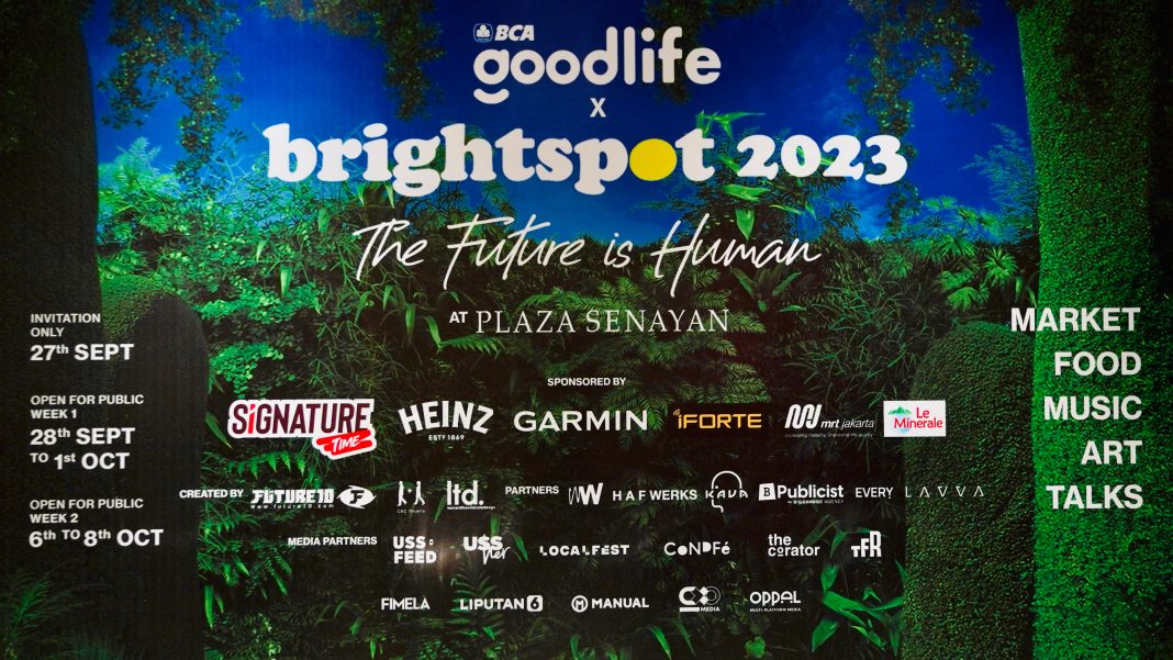 Rayakan Kolaborasi Industri Kreatif Lokal dalam Dua Pekan Penuh Keseruan di Brightspot Market 2023 “The Future is Human”